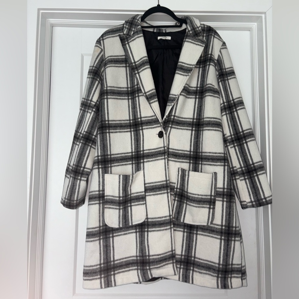 Plaid Women's Coat
